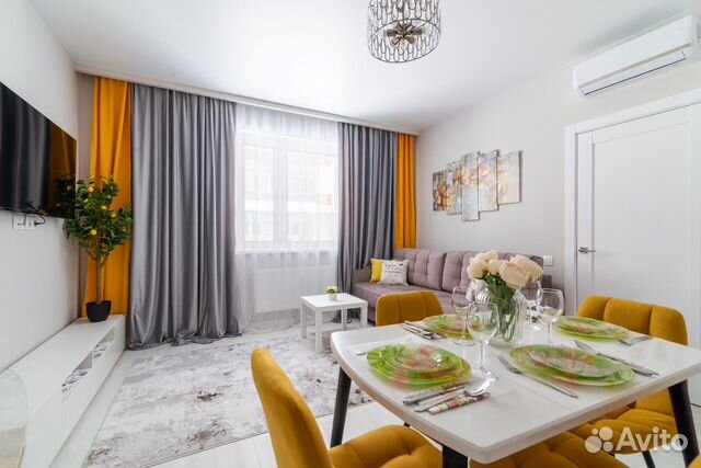 

1-к. квартира, 40 м², 2 кровати