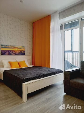 

Квартира-студия, 27 м², 2 кровати