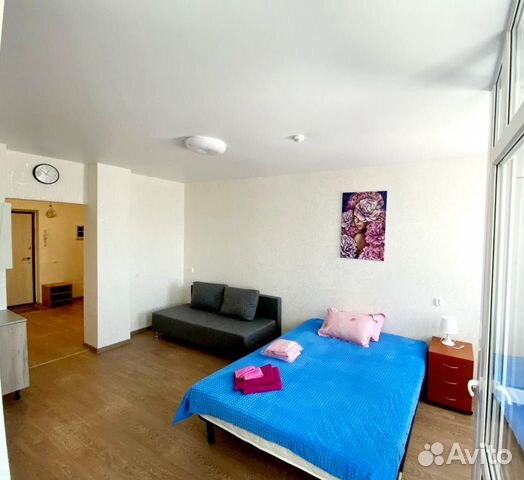 

Квартира-студия, 30 м², 2 кровати