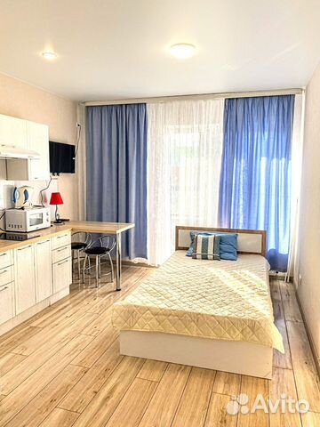 

Квартира-студия, 32 м², 1 кровать