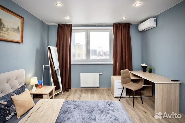 

1-к. квартира, 40 м², 2 кровати