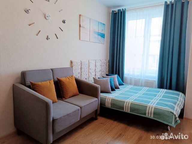 

Квартира-студия, 24 м², 2 кровати