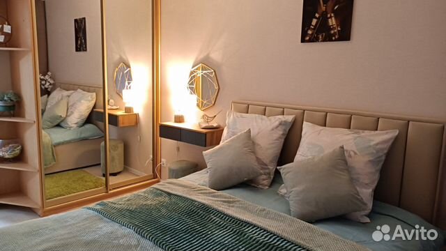 

1-к. квартира, 38 м², 2 кровати
