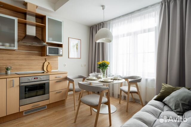 

1-к. квартира, 44 м², 2 кровати