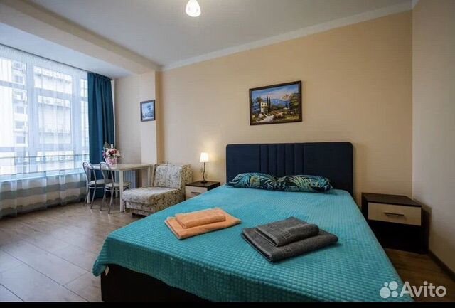 

Квартира-студия, 27 м², 2 кровати