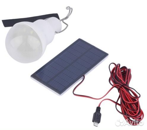Лампа на солнечной батарее
