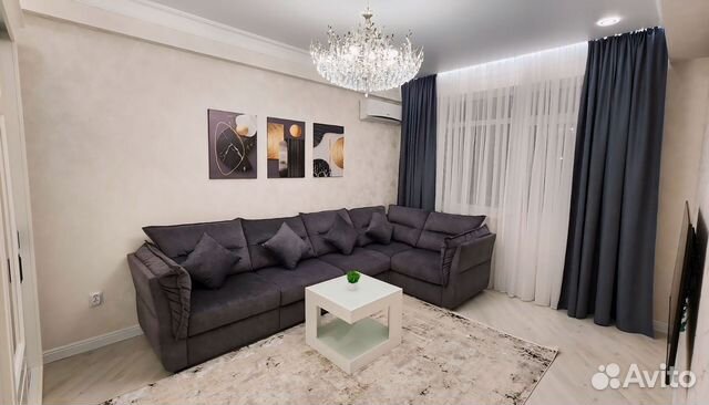 

1-к. квартира, 45 м², 2 кровати