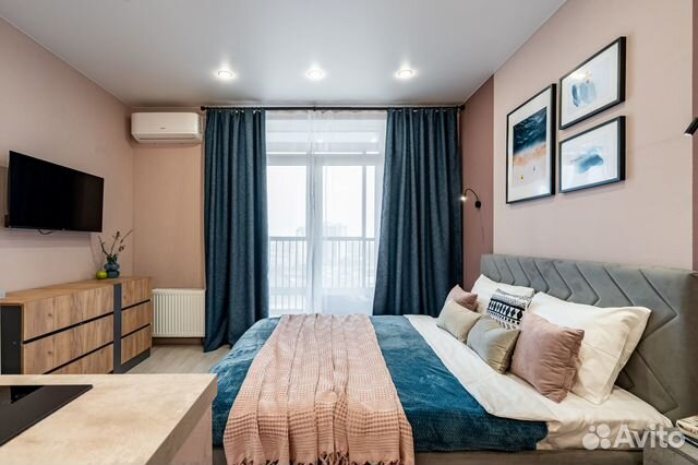 

Квартира-студия, 23 м², 2 кровати