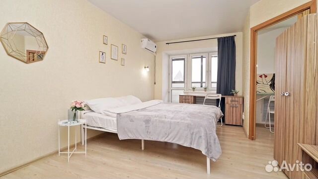 

1-к. квартира, 42 м², 2 кровати