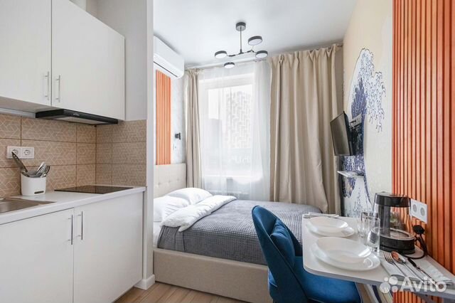 

Квартира-студия, 11,2 м², 1 кровать
