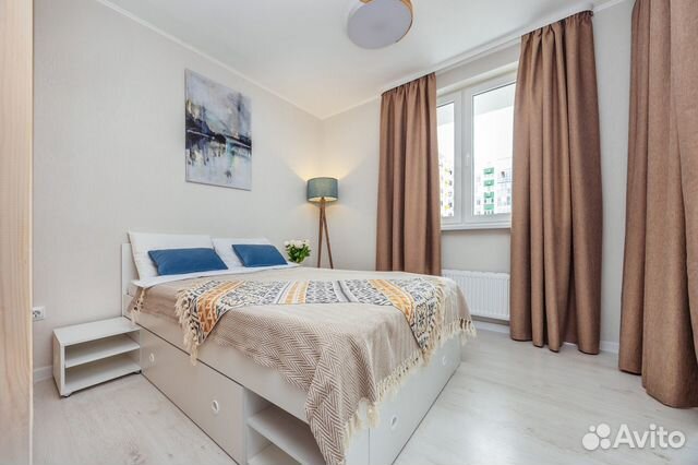 

Квартира-студия, 35 м², 2 кровати