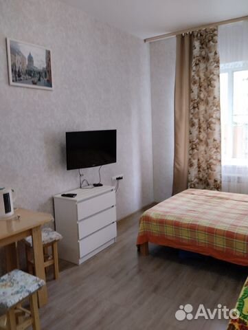 

Квартира-студия, 29 м², 2 кровати
