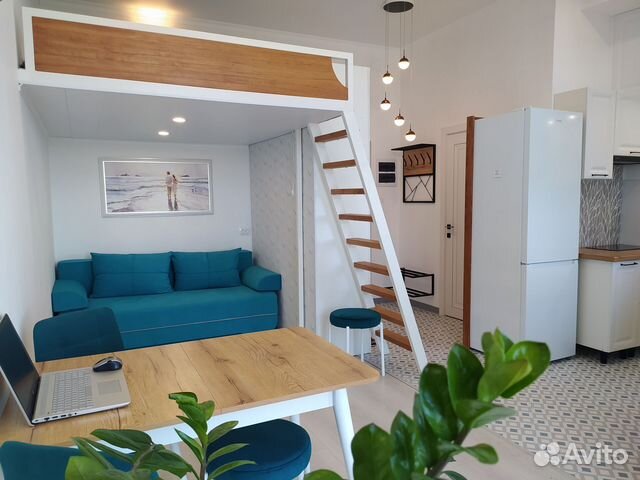 

Квартира-студия, 32 м², 2 кровати