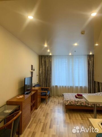 

Квартира-студия, 28 м², 2 кровати