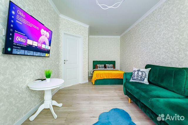 

1-к. квартира, 52 м², 2 кровати