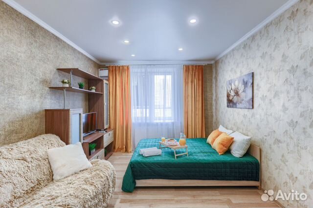 

1-к. квартира, 38 м², 2 кровати