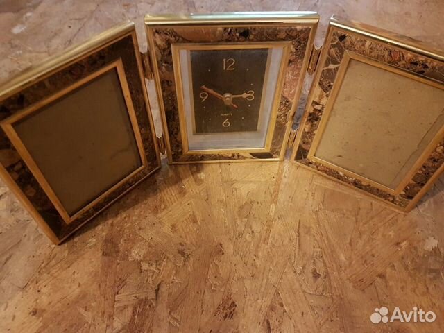Часы с рамками для фото из СССР Часы с рамками для фото из СССР