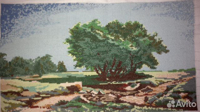 Вышивка крестиком ручной работы