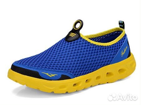 Тапки муж. Fashion 43,5-44 р. сине-жёлтые Тапки муж. Fashion 43,5-44 р. сине-жёлтые