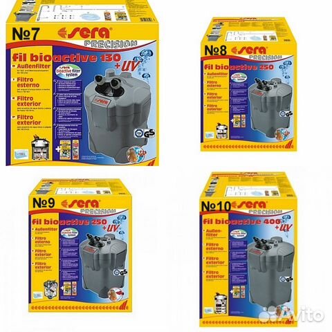 Внешний фильтр Tetra, Sera, Jebo для аквариума