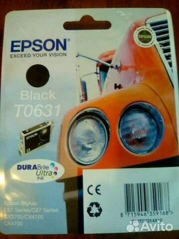 Картридж для принтера Epson stylus C67 Series/C87