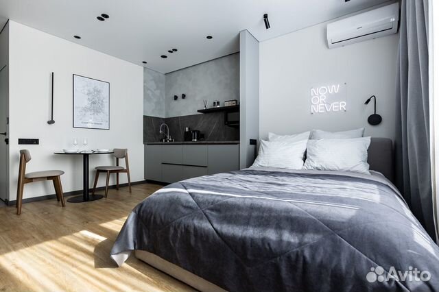 

Квартира-студия, 28 м², 2 кровати