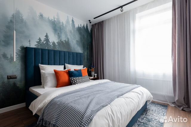 

1-к. квартира, 40 м², 2 кровати