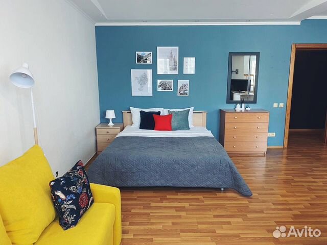 

Квартира-студия, 48 м², 2 кровати