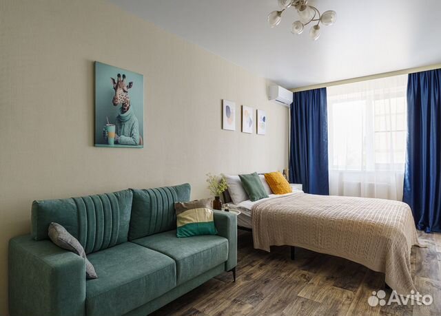 

1-к. квартира, 43 м², 2 кровати