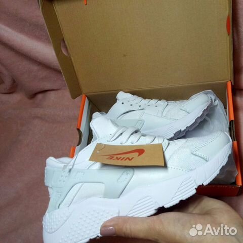 Кроссовки Nike Air Huarache нат. кожа Кроссовки Nike Air Huarache нат. кожа