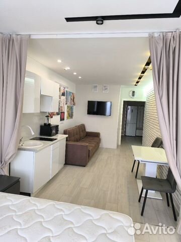 

Квартира-студия, 38 м², 2 кровати