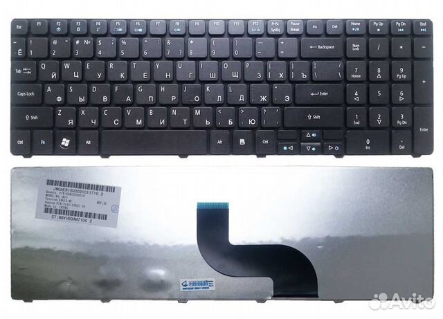Клавиатуру на любой ноутбук/нетбук, гарантия