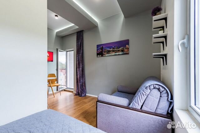 

Квартира-студия, 25 м², 2 кровати