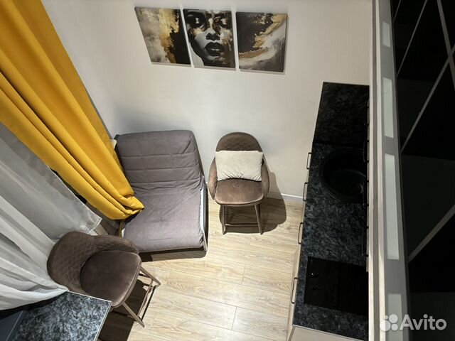 

Квартира-студия, 20 м², 2 кровати