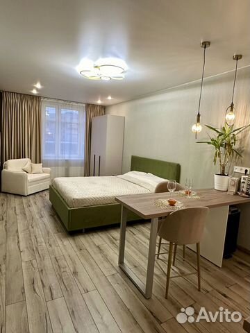 

Квартира-студия, 30 м², 1 кровать