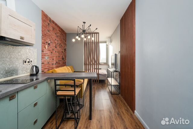 

Квартира-студия, 27 м², 2 кровати