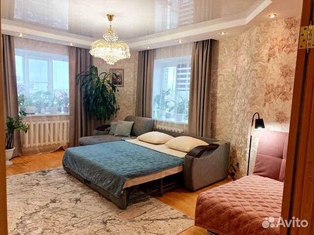 

1-к. квартира, 40 м², 3 кровати