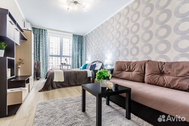 

1-к. квартира, 40 м², 2 кровати