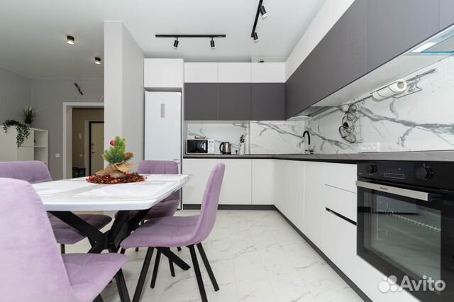

1-к. квартира, 55 м², 2 кровати