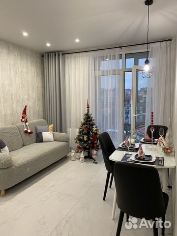 

1-к. квартира, 44 м², 2 кровати
