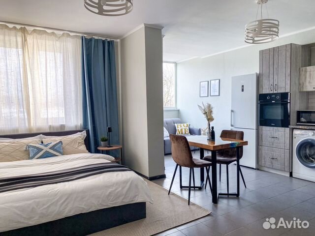 

Квартира-студия, 35 м², 2 кровати