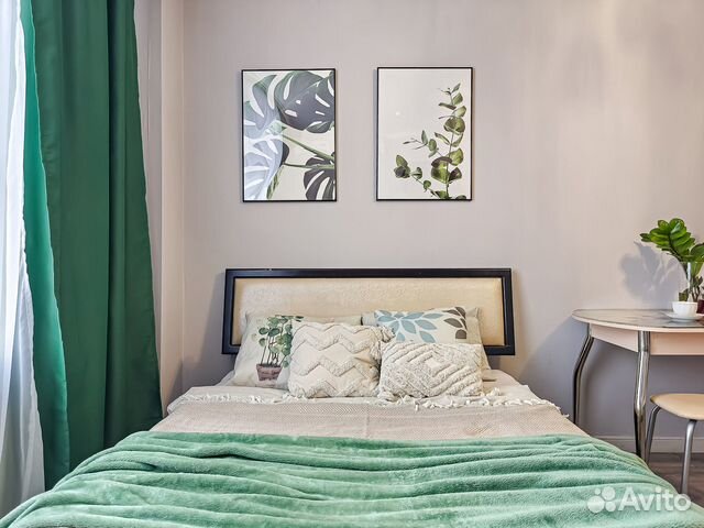 

Квартира-студия, 28 м², 2 кровати