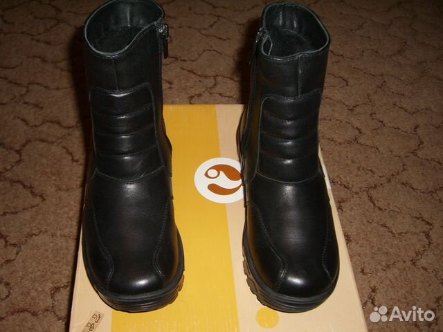 Зимние сапоги из натуральной кожи для мальчика Зимние сапоги из натуральной кожи для мальчика