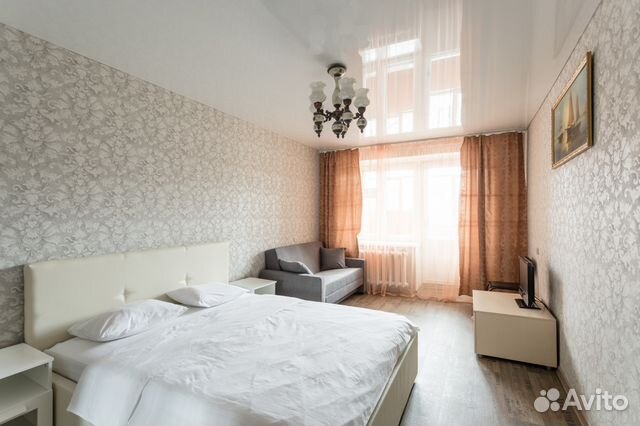 

1-к. квартира, 42 м², 2 кровати