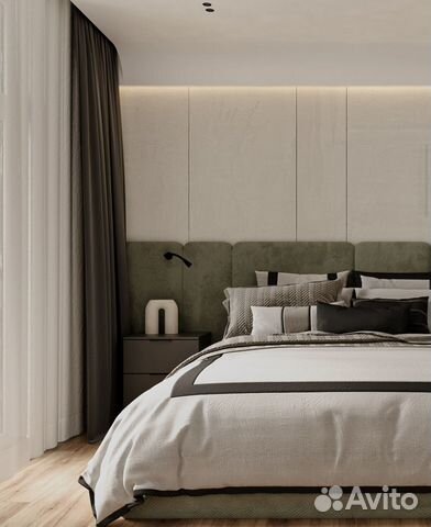

1-к. квартира, 40 м², 2 кровати