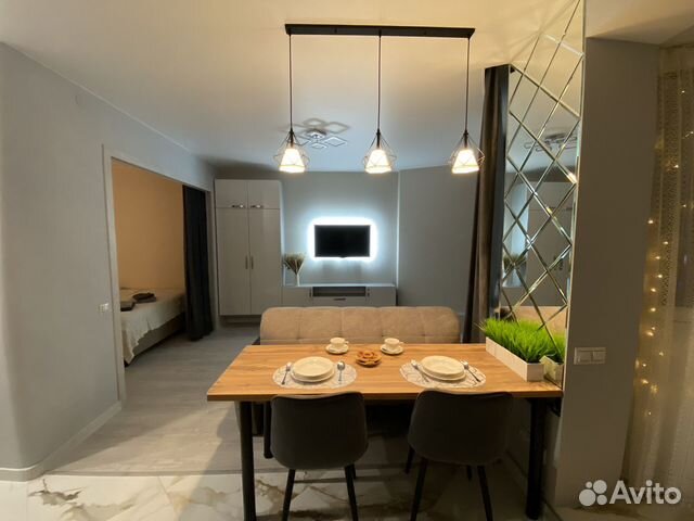 

Квартира-студия, 35 м², 2 кровати