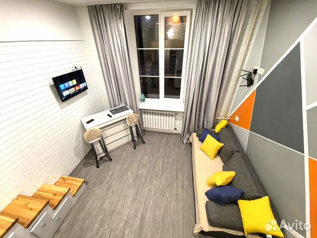 

Квартира-студия, 28 м², 2 кровати