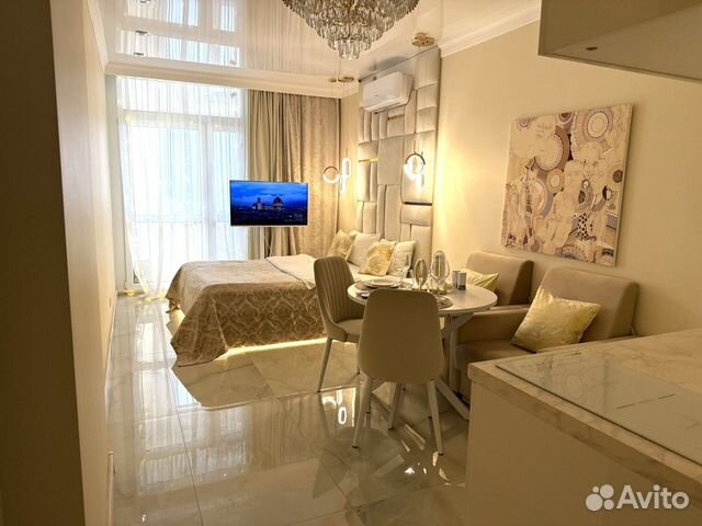

Квартира-студия, 30 м², 3 кровати