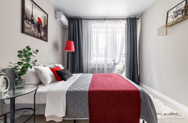 

Квартира-студия, 28 м², 2 кровати