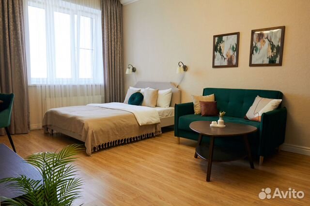 

1-к. квартира, 34 м², 2 кровати